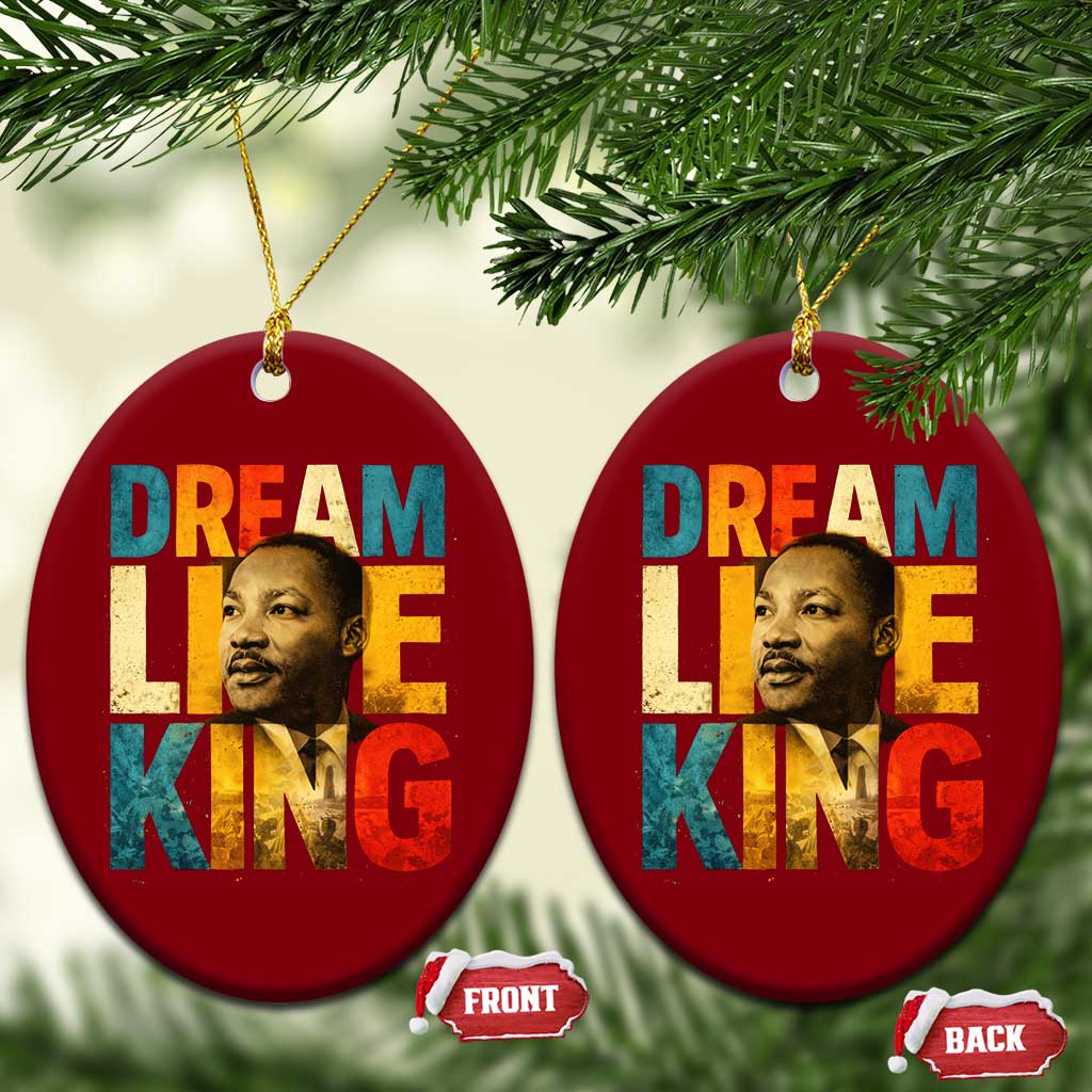 Black History Month Martin Luther King Day Ceramic Ornament I Have Dream TS10 Print Your Wear