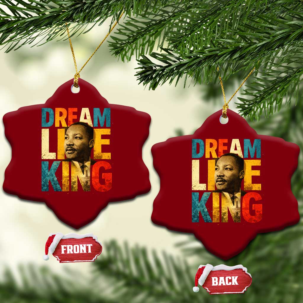 Black History Month Martin Luther King Day Ceramic Ornament I Have Dream TS10 Print Your Wear