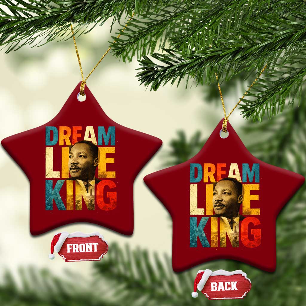 Black History Month Martin Luther King Day Ceramic Ornament I Have Dream TS10 Print Your Wear