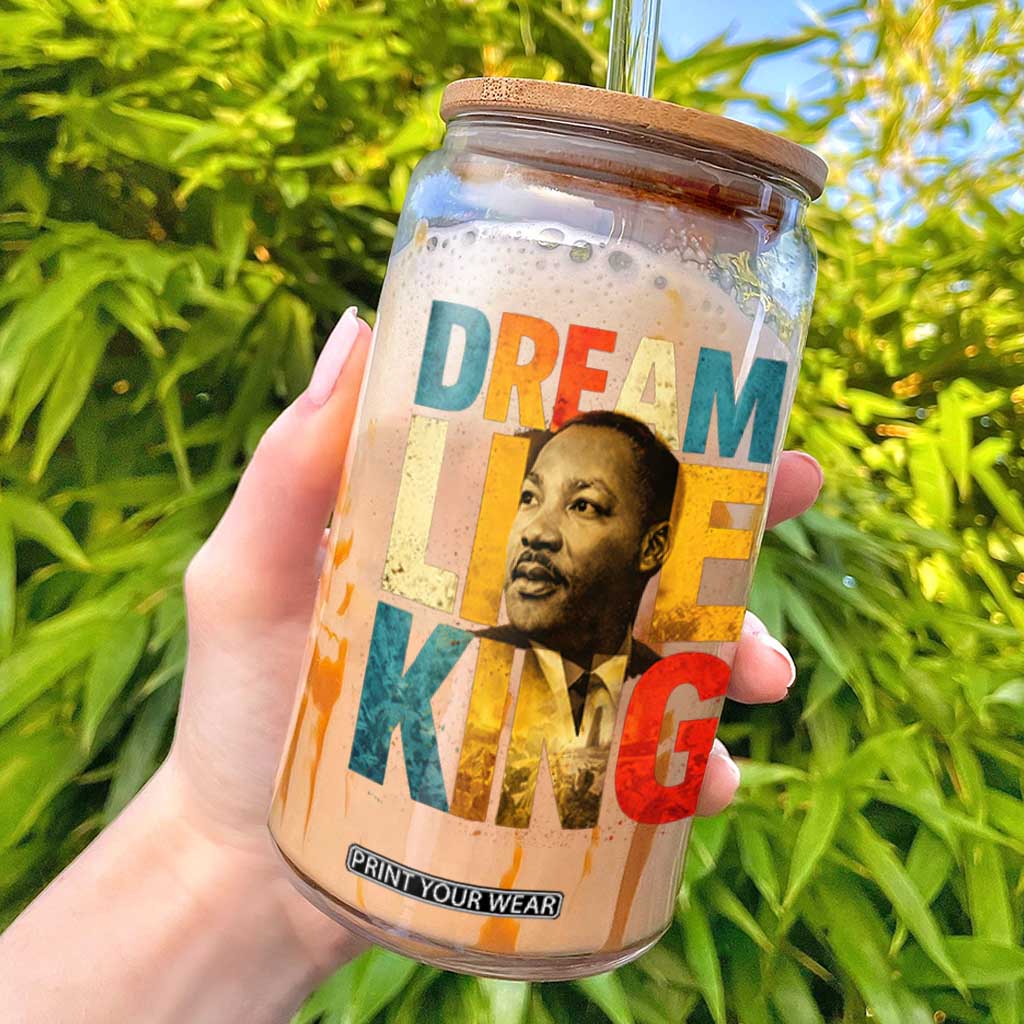 Black History Month Martin Luther King Day Glass Can I Have Dream TS10 Black Print Your Wear