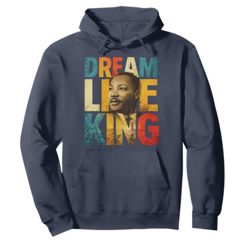 Black History Month Martin Luther King Day Hoodie I Have Dream TS10 Navy Print Your Wear
