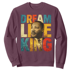 Black History Month Martin Luther King Day Sweatshirt I Have Dream TS10 Maroon Print Your Wear