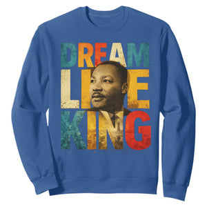 Black History Month Martin Luther King Day Sweatshirt I Have Dream TS10 Royal Blue Print Your Wear