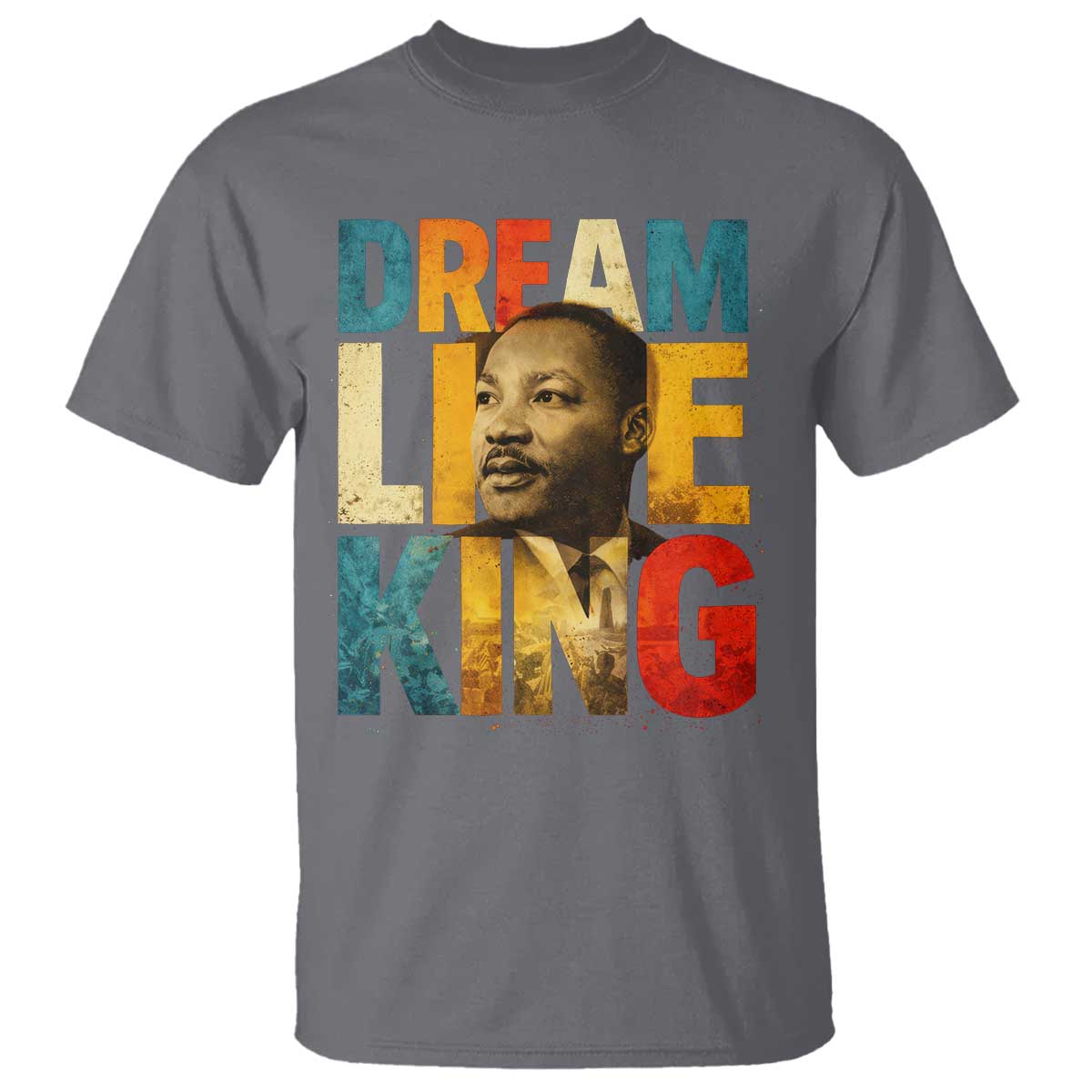 Black History Month Martin Luther King Day T Shirt I Have Dream TS10 Charcoal Print Your Wear