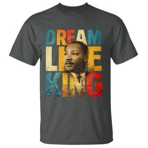 Black History Month Martin Luther King Day T Shirt I Have Dream TS10 Dark Heather Print Your Wear