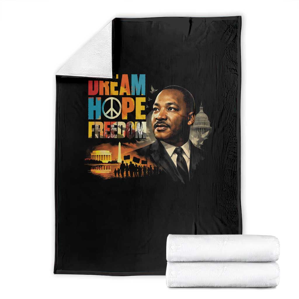 Black History Month Martin Luther King Day Throw Blanket Martin Luther King Sweatshirt, Black History Sweatshirt, I Have A Dream Sweatshirt, MLK Sweatshirt, Human Rights Sweatshirt, BLM Sweatshirt TS10 Black Print Your Wear