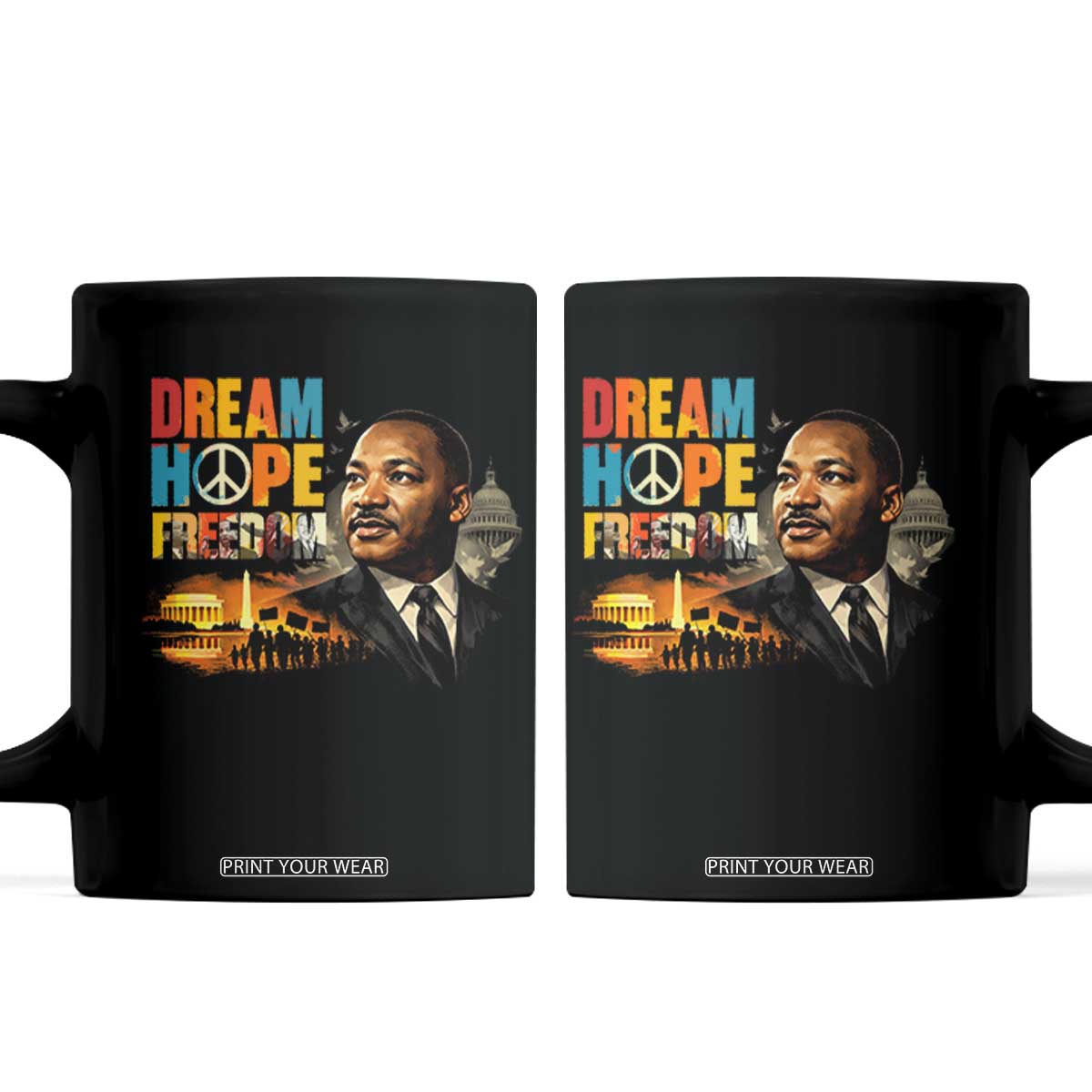 Black History Month Martin Luther King Day Coffee Mug Martin Luther King Sweatshirt, Black History Sweatshirt, I Have A Dream Sweatshirt, MLK Sweatshirt, Human Rights Sweatshirt, BLM Sweatshirt TS10 Black Print Your Wear