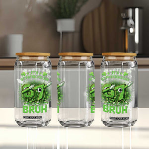 Its St Patricks Day 67 Bruh Glass Can Funny Shamrock Six Seven 6 7 Meme Gen Alpha TS10 Print Your Wear