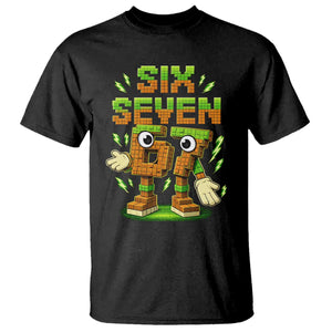 Six Seven Brainrot Italian Funny 67 Kids Gaming Meme T Shirt TS10 Black Print Your Wear
