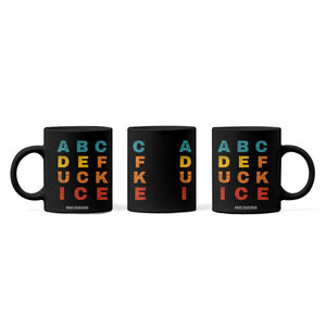 Fck Ice Coffee Mug Retro Protest Chinga La Migra Subtle FDT TS10 Print Your Wear