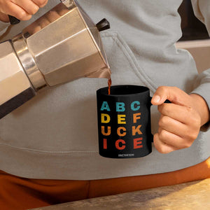 Fck Ice Coffee Mug Retro Protest Chinga La Migra Subtle FDT TS10 Print Your Wear