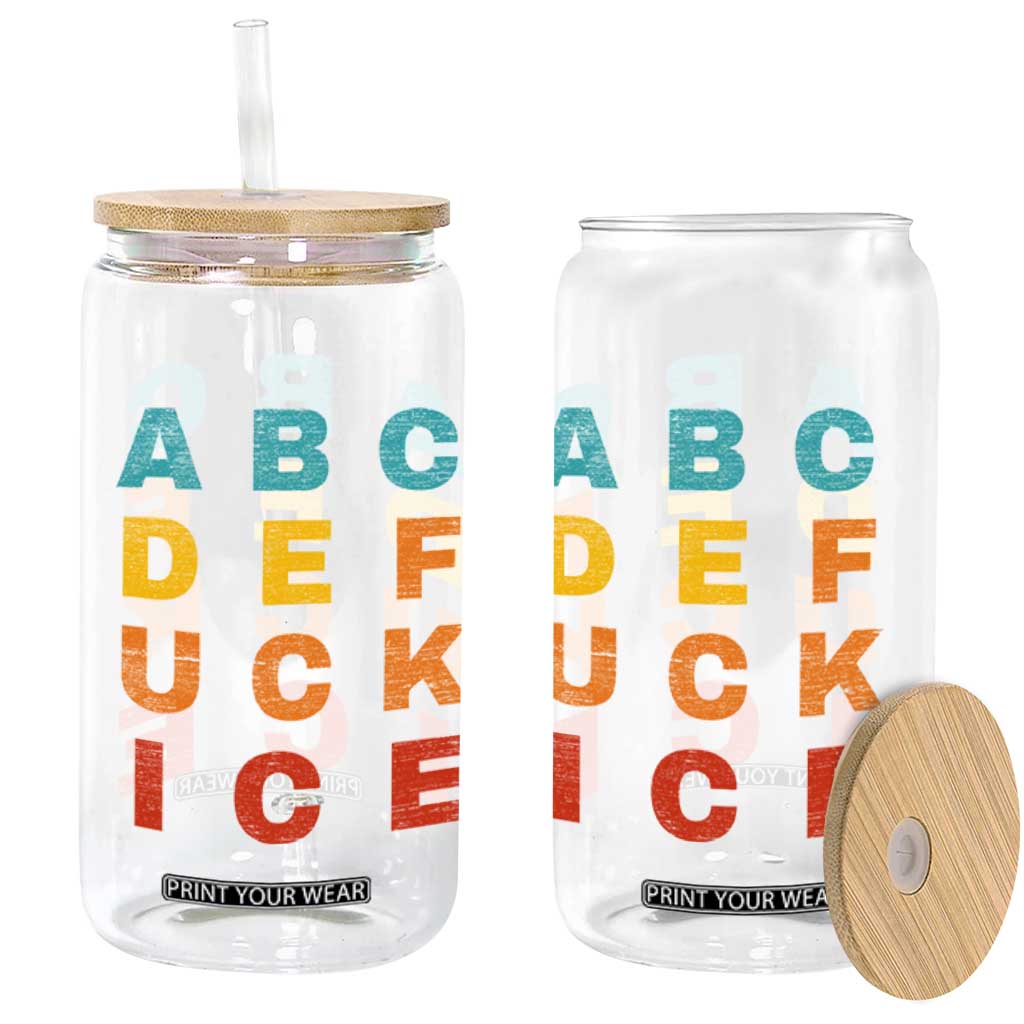Fck Ice Glass Can Retro Protest Chinga La Migra Subtle FDT TS10 Print Your Wear