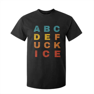 Fck Ice T Shirt For Kid Retro Protest Chinga La Migra Subtle FDT TS10 Black Print Your Wear