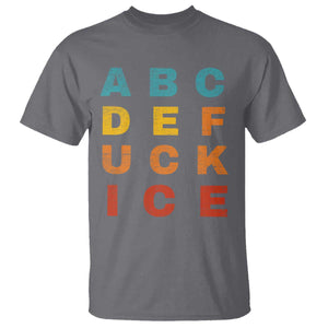 Fck Ice T Shirt Retro Protest Chinga La Migra Subtle FDT TS10 Charcoal Print Your Wear