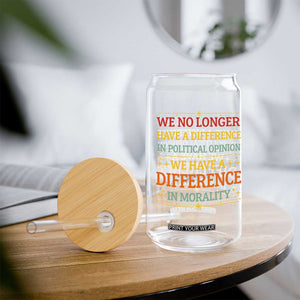 Difference In Morality Glass Can Political Differences Protest Rally TS10 Print Your Wear