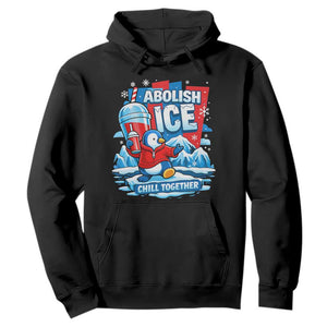 Abolish Ice Hoodie Subtle FDT Penguin Slush Drink Funny Summer Chill Mode TS10 Black Print Your Wear