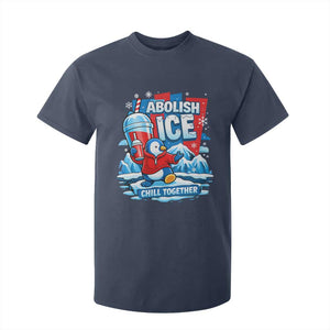 Abolish Ice T Shirt For Kid Subtle FDT Penguin Slush Drink Funny Summer Chill Mode TS10 Navy Print Your Wear