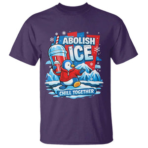Abolish Ice T Shirt Subtle FDT Penguin Slush Drink Funny Summer Chill Mode TS10 Purple Print Your Wear