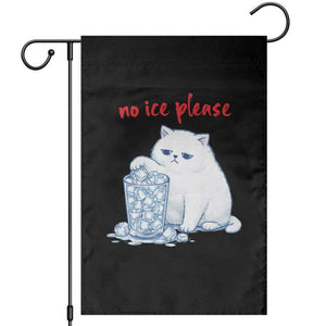 Abolish Ice Protest Garden Flag Subtle FDT Cat Meme No Ice Please TS10 Black Print Your Wear