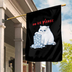 Abolish Ice Protest Garden Flag Subtle FDT Cat Meme No Ice Please TS10 Print Your Wear