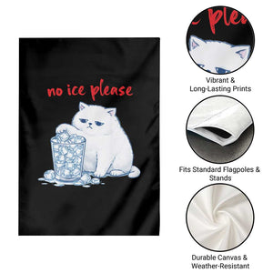 Abolish Ice Protest Garden Flag Subtle FDT Cat Meme No Ice Please TS10 Print Your Wear