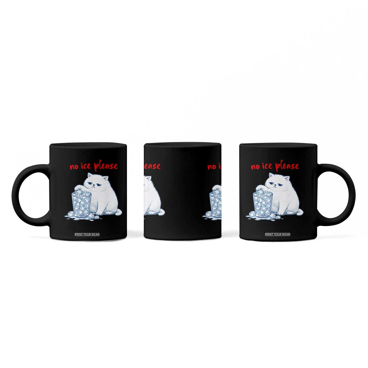 Abolish Ice Protest Coffee Mug Subtle FDT Cat Meme No Ice Please TS10 Print Your Wear
