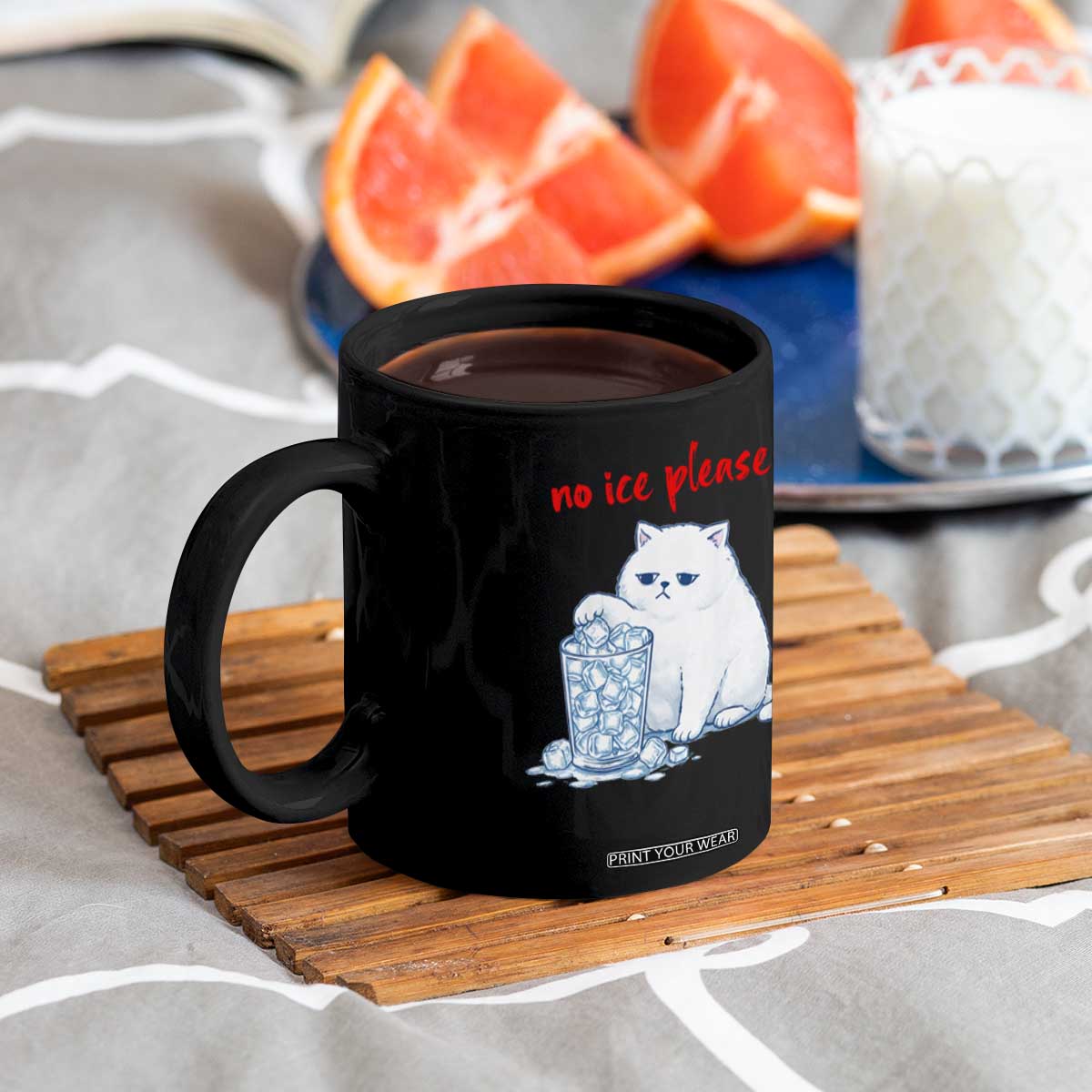 Abolish Ice Protest Coffee Mug Subtle FDT Cat Meme No Ice Please TS10 Print Your Wear