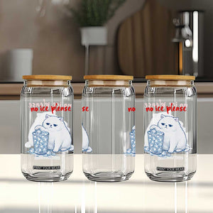 Abolish Ice Protest Glass Can Subtle FDT Cat Meme No Ice Please TS10 Print Your Wear