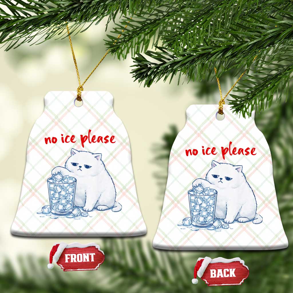 Abolish Ice Protest Ceramic Ornament Subtle FDT Cat Meme No Ice Please TS10 Print Your Wear