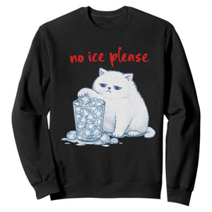 Abolish Ice Protest Sweatshirt Subtle FDT Cat Meme No Ice Please TS10 Black Print Your Wear