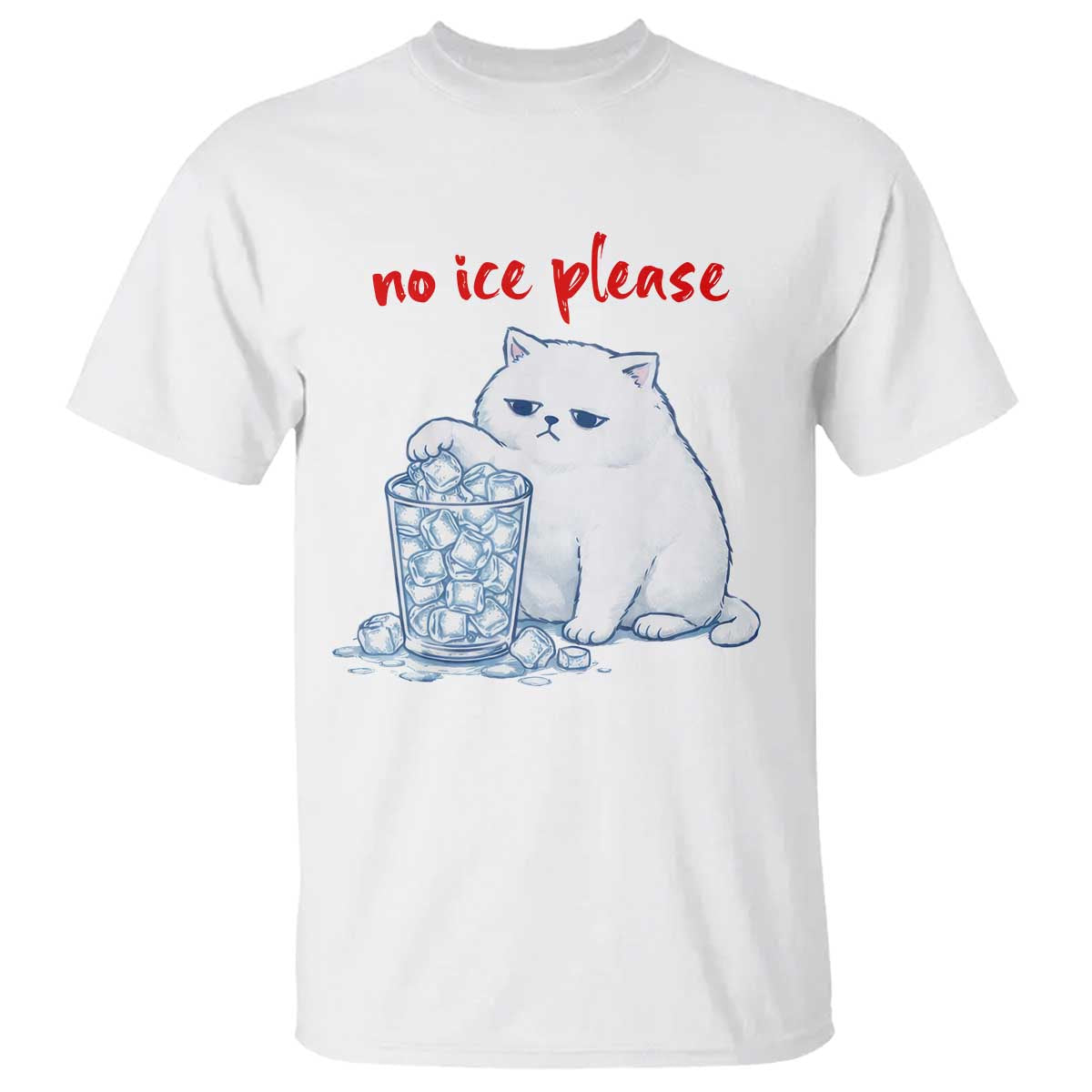 Abolish Ice Protest T Shirt Subtle FDT Cat Meme No Ice Please TS10 White Print Your Wear