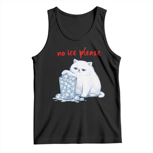 Abolish Ice Protest Tank Top Subtle FDT Cat Meme No Ice Please TS10 Black Print Your Wear