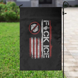 Fck Ice Garden Flag Retro US Flag Subtle FDT Protest TS10 Print Your Wear