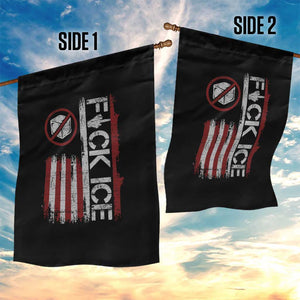 Fck Ice Garden Flag Retro US Flag Subtle FDT Protest TS10 Print Your Wear
