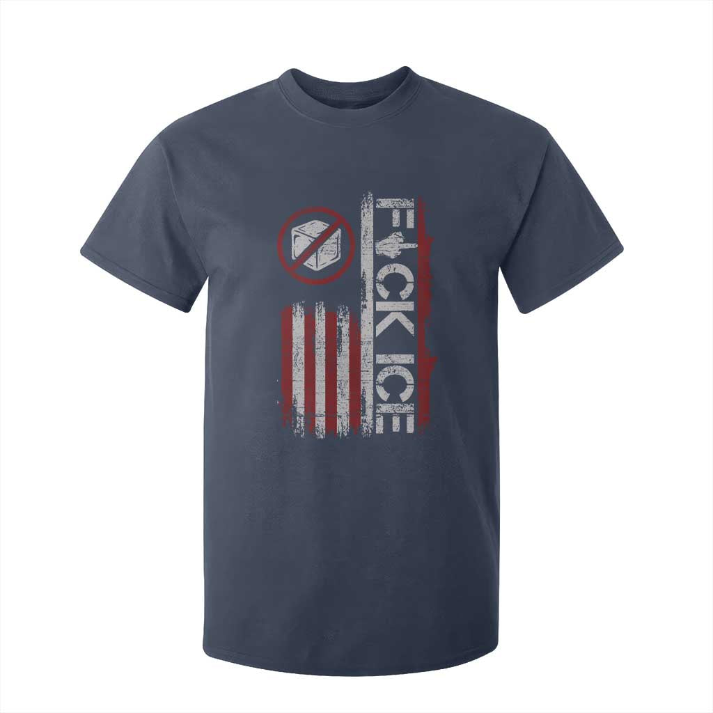 Fck Ice T Shirt For Kid Retro US Flag Subtle FDT Protest TS10 Navy Print Your Wear