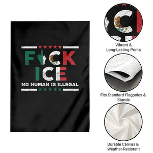 Fck Ice Garden Flag Mexico Flag Mexican Immigrant Anti Immigration Enforcement TS10 Print Your Wear