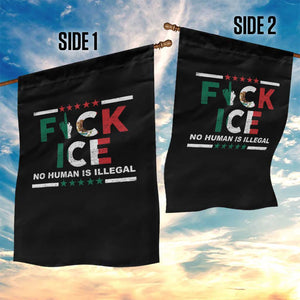 Fck Ice Garden Flag Mexico Flag Mexican Immigrant Anti Immigration Enforcement TS10 Print Your Wear