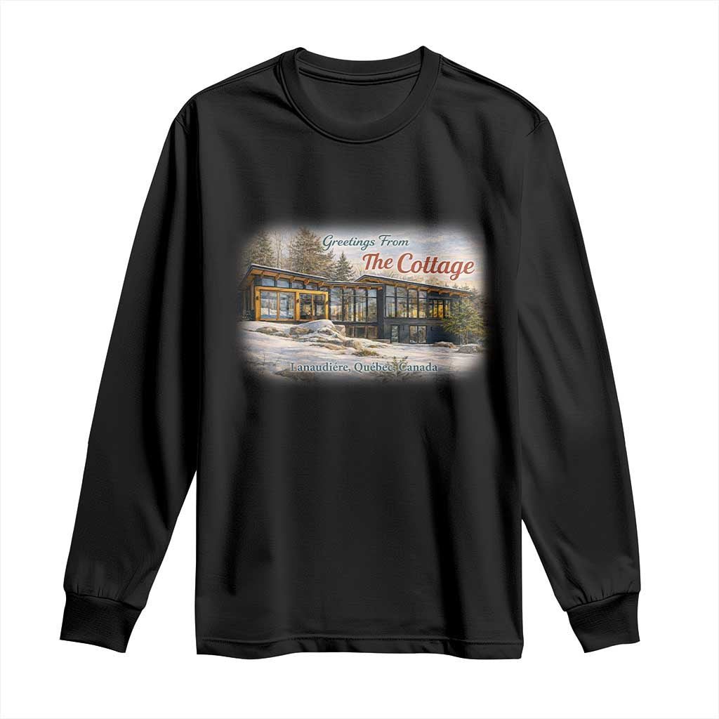 Coming To The Cottage Long Sleeve Shirt Retro LGBT Romance Hockey Fan TS10 Black Print Your Wear