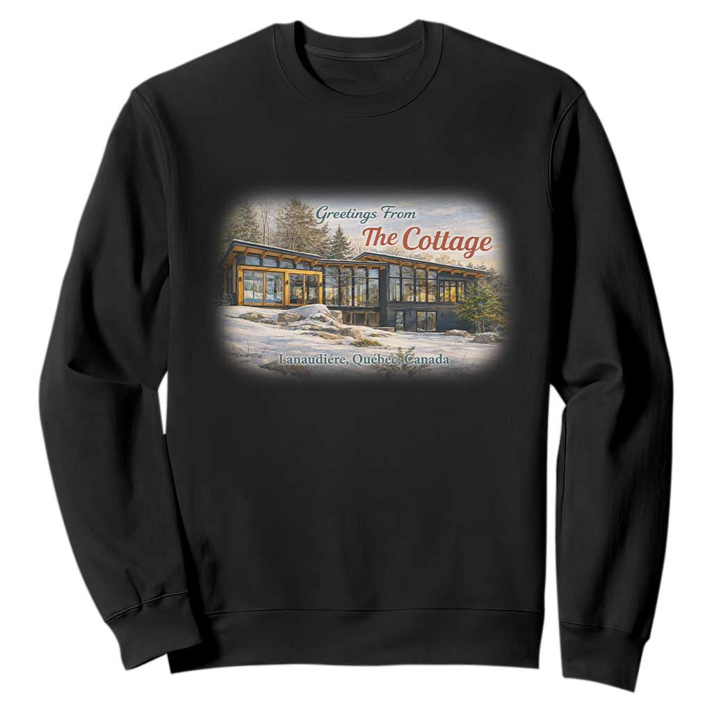Coming To The Cottage Sweatshirt Retro LGBT Romance Hockey Fan TS10 Black Print Your Wear