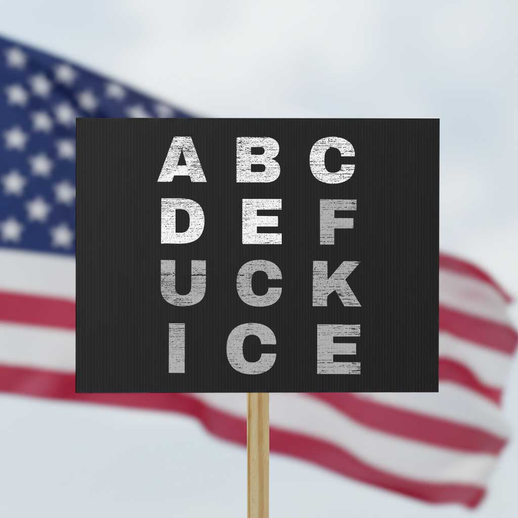 Fck Ice Protest Sign Chinga La Migra Subtle FDT TS10 Horizontal 18