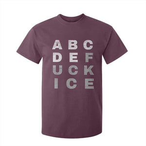 Fck Ice T Shirt For Kid Chinga La Migra Subtle FDT TS10 Maroon Print Your Wear