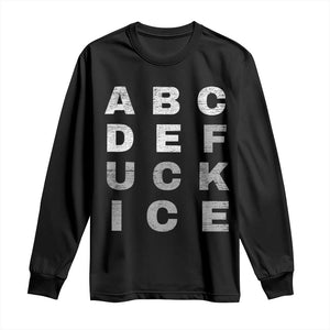 Fck Ice Long Sleeve Shirt Chinga La Migra Subtle FDT TS10 Black Print Your Wear