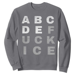 Fck Ice Sweatshirt Chinga La Migra Subtle FDT TS10 Charcoal Print Your Wear