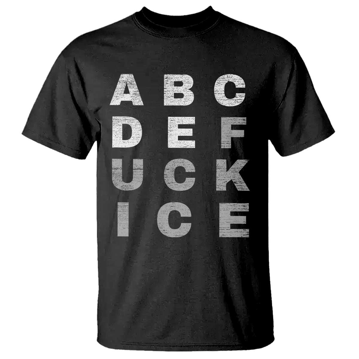Fck Ice T Shirt Chinga La Migra Subtle FDT TS10 Black Print Your Wear
