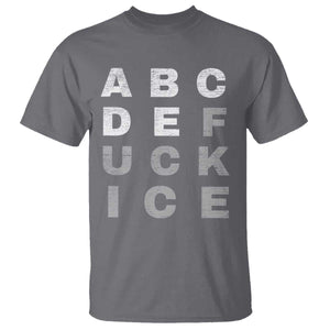 Fck Ice T Shirt Chinga La Migra Subtle FDT TS10 Charcoal Print Your Wear