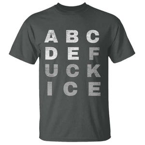 Fck Ice T Shirt Chinga La Migra Subtle FDT TS10 Dark Heather Print Your Wear