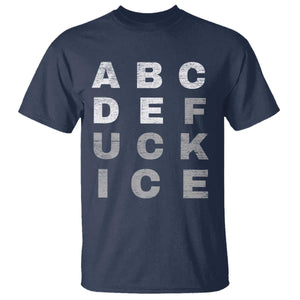 Fck Ice T Shirt Chinga La Migra Subtle FDT TS10 Navy Print Your Wear