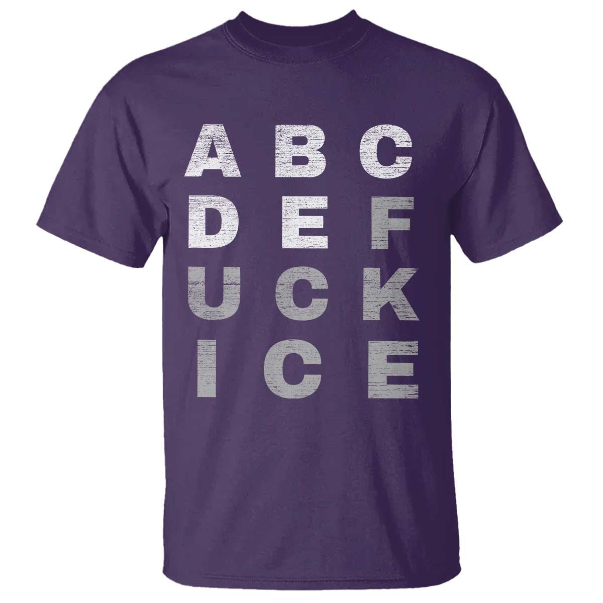Fck Ice T Shirt Chinga La Migra Subtle FDT TS10 Purple Print Your Wear