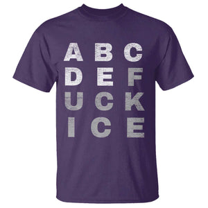 Fck Ice T Shirt Chinga La Migra Subtle FDT TS10 Purple Print Your Wear