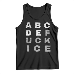 Fck Ice Tank Top Chinga La Migra Subtle FDT TS10 Black Print Your Wear